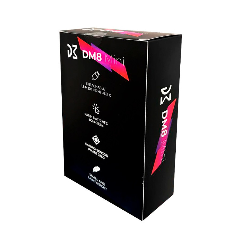 Dream Machines Gaming mouse DM8 Mini Black (DM8_MINI)