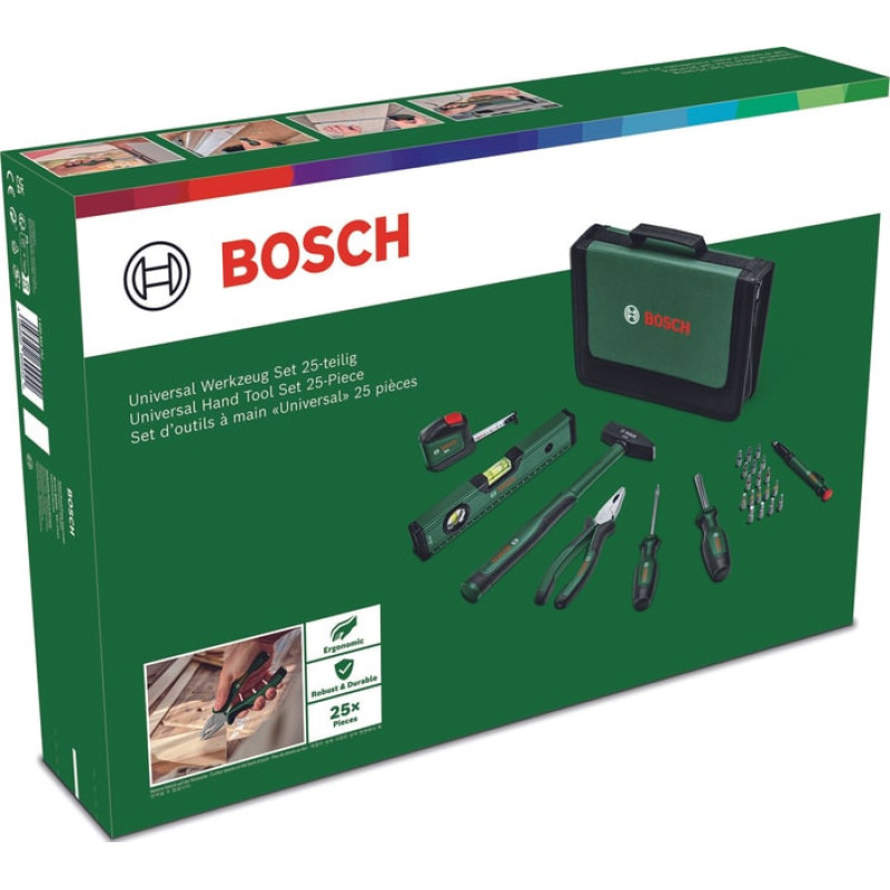 Bosch Набір інструментів, 25шт, універсальних (1.600.A02.75J)
