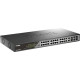 D-Link Коммутатор DSS-200G-28MP 24xGE PoE, 4xSFP/GE, 370W, Неуправляемый