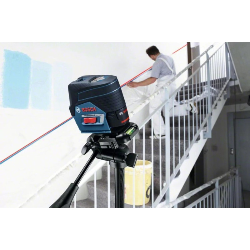 Bosch Laser level GCL2-50C+RM2 up to 20m, ±0.3mm/m, 4AAx1.5V, IP54, cover, target, case, 0.6kg (0.601.066.G03)