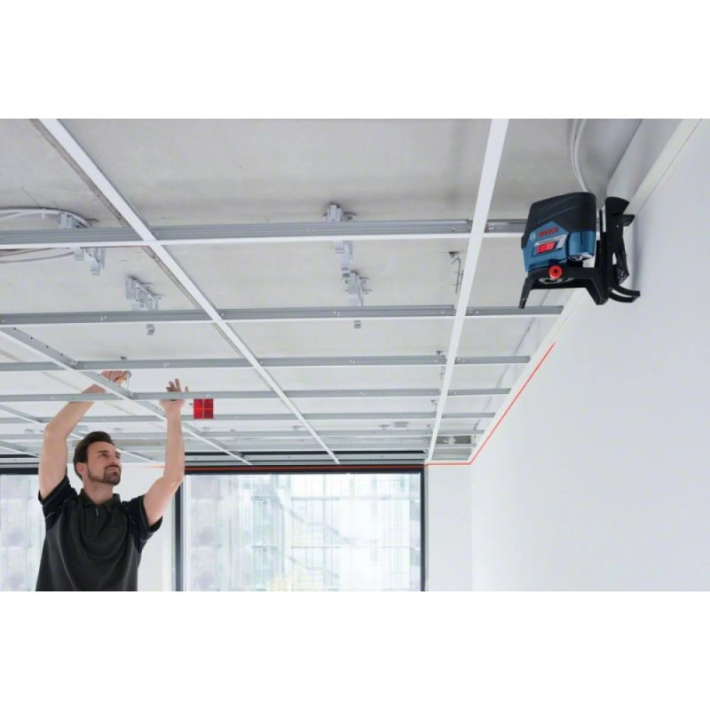 Bosch Laser level GCL2-50C+RM2 up to 20m, ±0.3mm/m, 4AAx1.5V, IP54, cover, target, case, 0.6kg (0.601.066.G03)