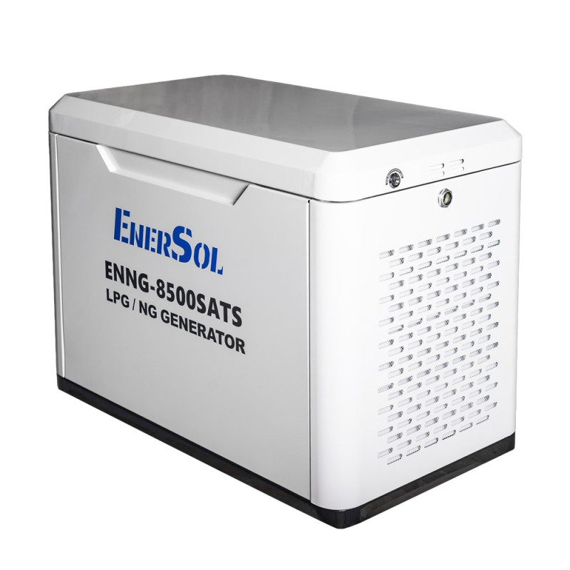 EnerSol Генератор газовий ENNG-8500SATS, 230В, 8.0-8.5кВт, електростартер, 160.0кг