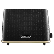 Sencor toaster 930W, plastic, heating, defrosting, black (STS7201BK)