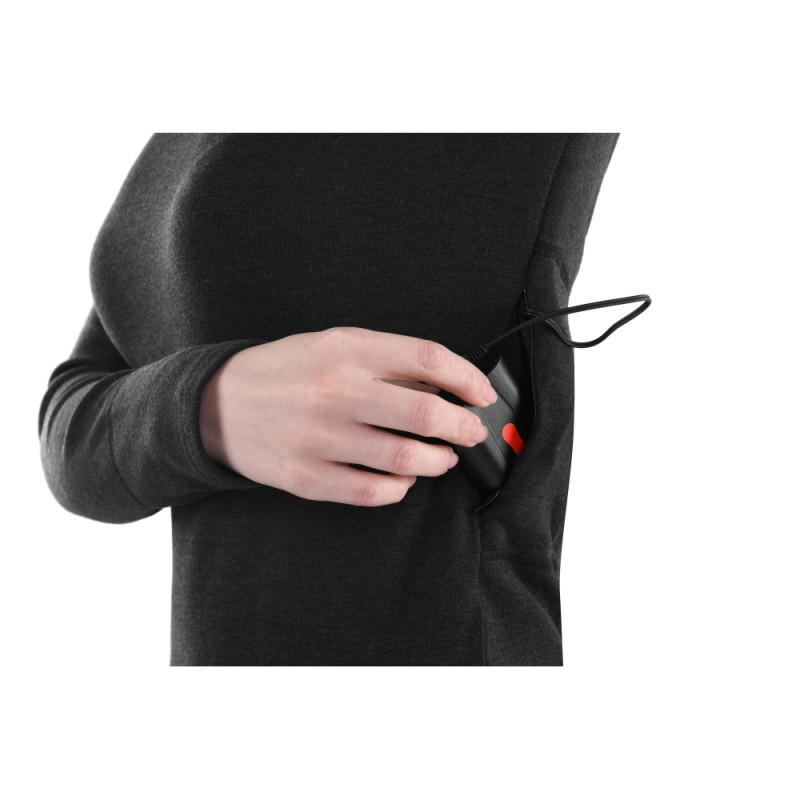 2E Tactical Women's Heated Thermal Underwear eFiber for Women Black, size S (2E-HUEFWS-BK)