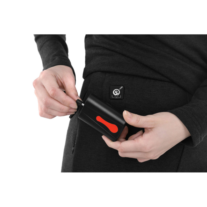 2E Tactical Women's Heated Thermal Underwear eFiber for Women Black, size S (2E-HUEFWS-BK)