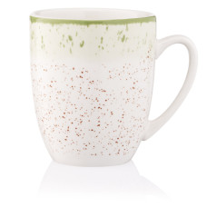 ARDESTO Mug Siena, 360ml, porcelain, white-green (AR2936SWG)