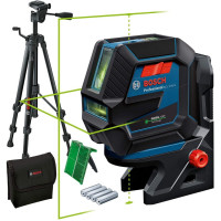 Bosch Нівелір лазерний Professional GCL 2-50 G, до 15 м, ± 0.3 мм/м, з штативом BT 150, тримачем RM 10, чохлом, мішенню, 0.58 кг (0.601.066.M01)