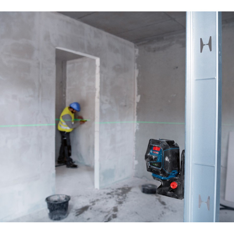 Bosch Нивелир лазерный Professional GCL 2-50 G, до 15 м, ± 0.3 мм/м, с штативом BT 150, держателем RM 10, чехлом, мишенью, 0.58 кг (0.601.066.M01)
