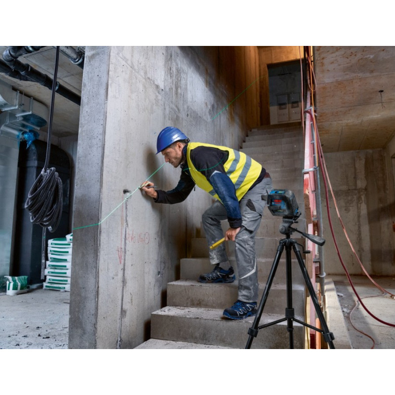 Bosch Нивелир лазерный Professional GCL 2-50 G, до 15 м, ± 0.3 мм/м, с штативом BT 150, держателем RM 10, чехлом, мишенью, 0.58 кг (0.601.066.M01)