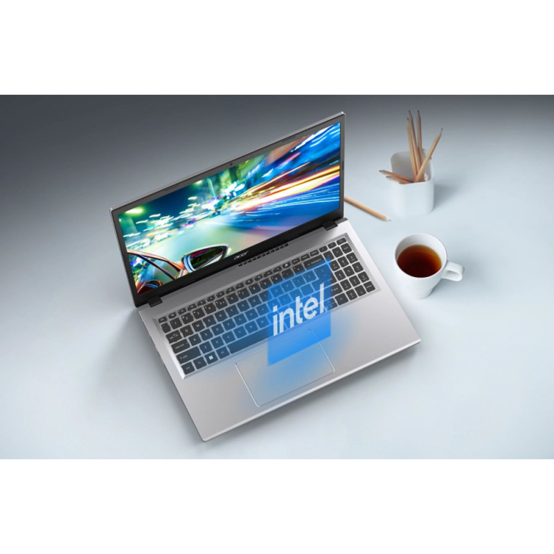 Acer Ноутбук Aspire Go AG15-31P 15.6" FHD IPS, Intel i3-N305, 8GB, F512GB, UMA, Lin, серебристый (NX.KX5EU.003)