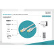 Digitus Патч-корд CAT 6a S-FTP, 0,5м, AWG 26/7, Cu, LSZH, серый, 10шт. (DK-1644-A-005-10)