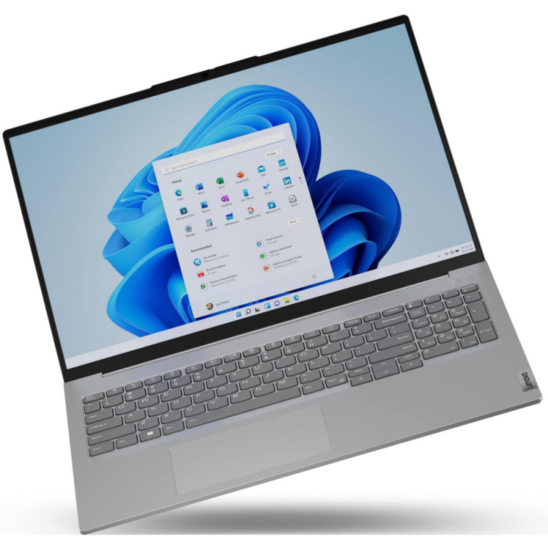 Lenovo Notebook ThinkBook 16-G6 16  WUXGA IPS AG, AMD R5-7430U, 32GB, F1TB, UMA, DOS, gray (21KK008QRA)