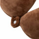 ARDESTO Zip & Flip Neck pillow Travel Сute Dog 30х30cm, polystyrene beads, brown (ART3035NEP)