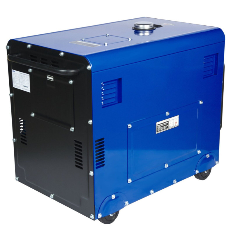 EnerSol Генератор дизельный, 6.5 кВт, одно/трьохфазный, 156 кг (SKDS-7EBAU)