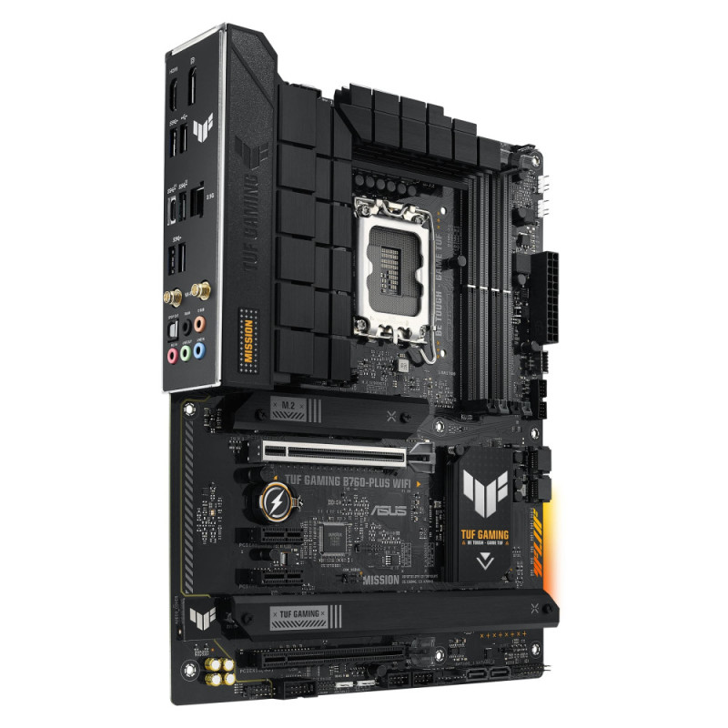 ASUS TUF GAMING B760-PLUS WIFI s1700 B760 4xDDR5 M.2 HDMI DP Wi-Fi BT ATX (90MB1ER0-M1EAY0)