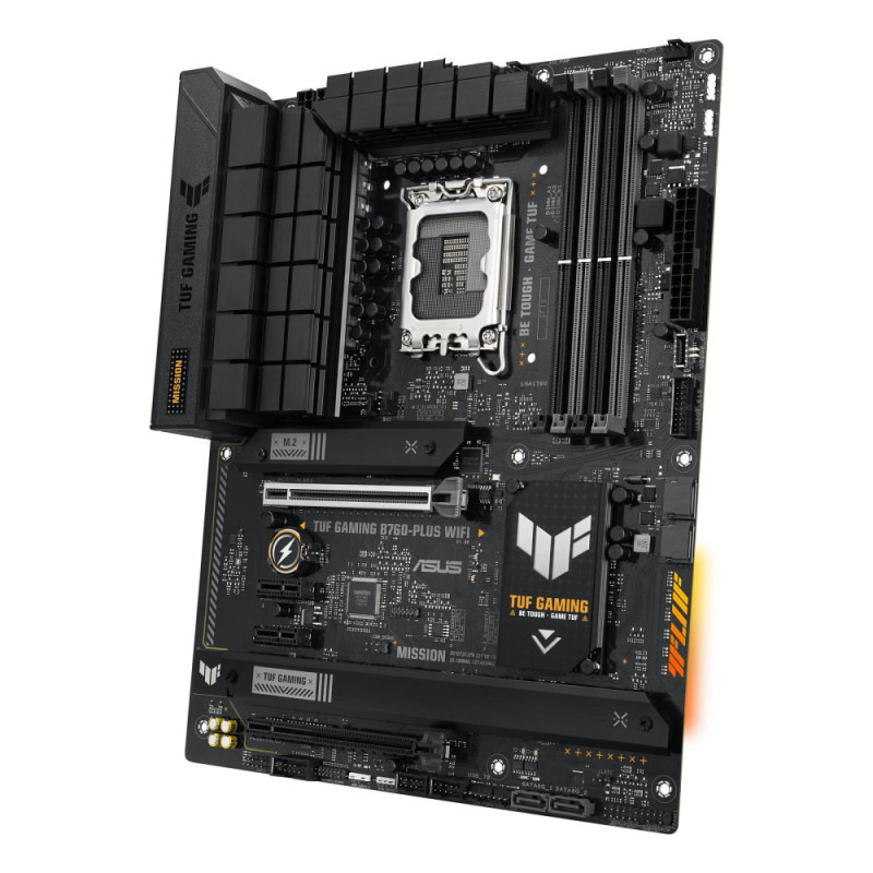 ASUS TUF GAMING B760-PLUS WIFI s1700 B760 4xDDR5 M.2 HDMI DP Wi-Fi BT ATX (90MB1ER0-M1EAY0)