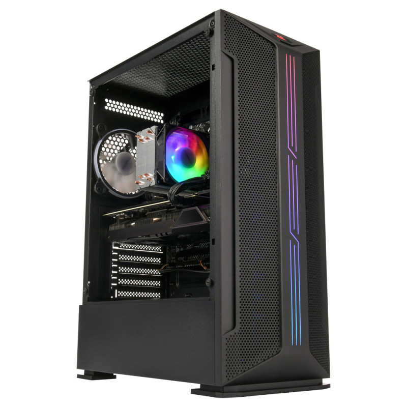 2E ПК 2E Complex Gaming Intel i5-13400F/H610/16/512F+1000/NVD3060-8/FreeDos/GH1/500W (2E-9191)