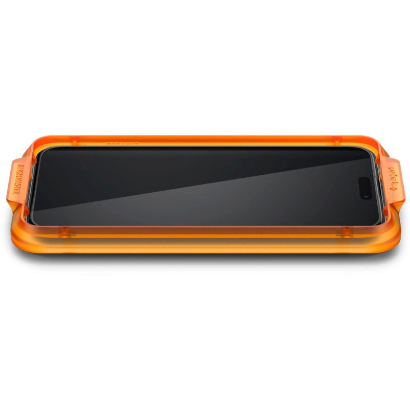 Spigen Защитное стекло для Apple iPhone 15 Plus Glas.tR AlignMaster FC Black (2P) (AGL06886)
