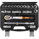 Neo Tools Tool set, socket set, 20pcs, 1/2 , ratchet 90 teeth, CrV, case (10-032N)
