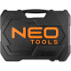 Neo Tools Tool set, socket set, 20pcs, 1/2 , ratchet 90 teeth, CrV, case (10-032N)