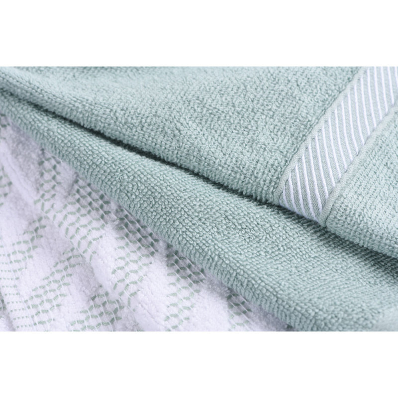 ARDESTO Kitchen towel set SuperSoft, terry, aqua, 2x40x60cm, 100% cotton (ART4060GB)