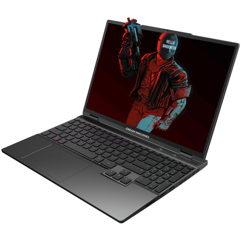Dream Machines Ноутбук Dream Machines RG4060-15 15.3WQXGA IPS, Intel i7-14650HX, 32GB, F1TB, NVD4060-8, DOS, чорний (RG4060-15UA48)