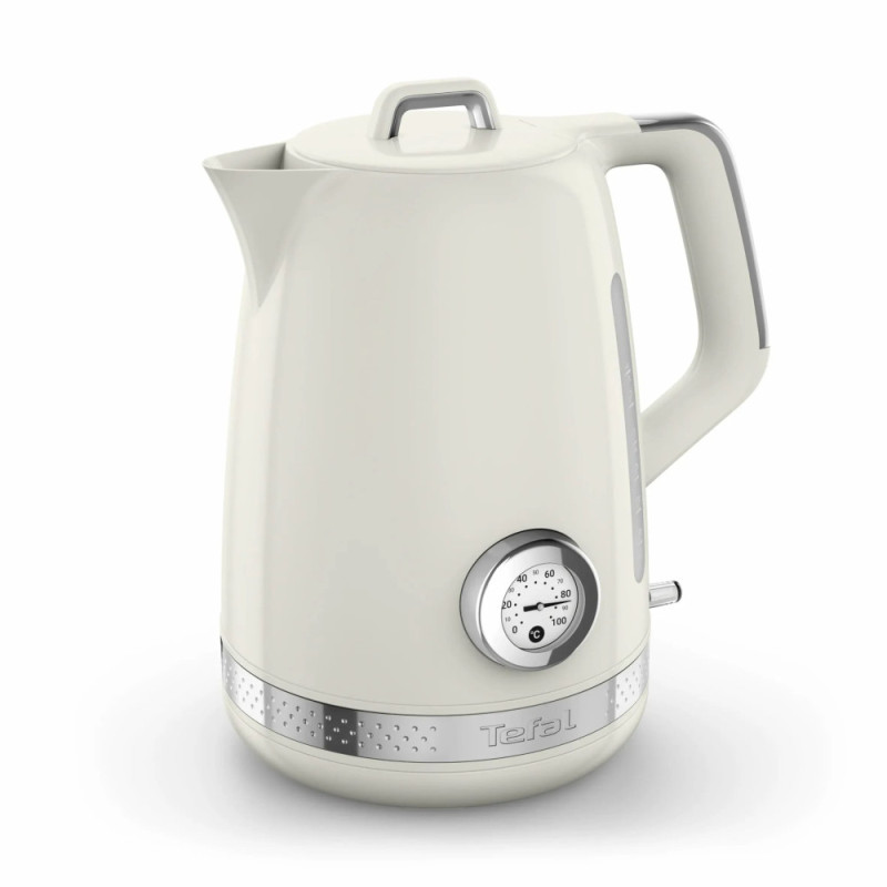 Tefal Tefal electric kettle Soleil+, 1.7L, Strix, plastic, beige (KO355AE0)