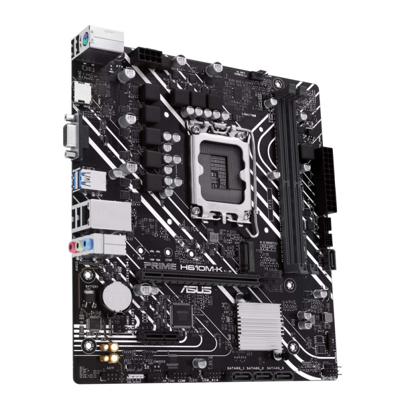 ASUS Motherboard PRIME H610M-K s1700 H610 2xDDR5 M.2 HDMI D-Sub mATX (90MB1GA0-M0EAY0)