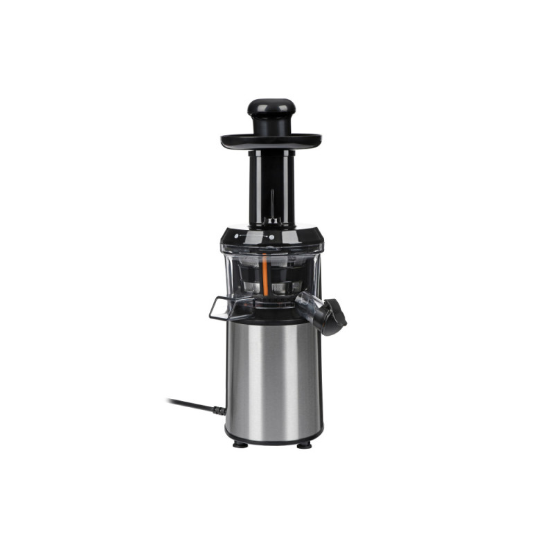 ARDESTO auger juicer, 200W, bowl-0.6L, cake-0.6L, plastic/iron, silver-black (JEG-1330S)