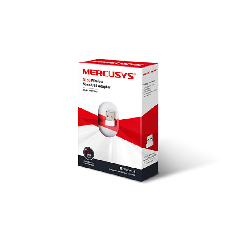 Mercusys N150 Nano Wi-Fi USB-адаптер (MW150US)