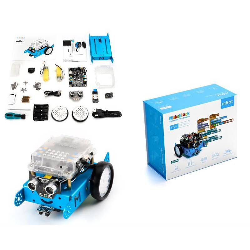 Makeblock mBot V1.1-Blue (Bluetooth Version) - 9 Languages (P1050017)