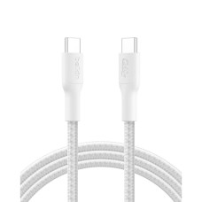 Belkin Кабель USB-C > USB-C зарядки/синхронизации 2м, 240Вт, Type-C, витой, белый (CAB025HQ2MWH)