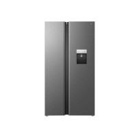 TCL Refrigerator SBS, 177х63х92sm, ref-322l, freez.-156l, 2doors, A++, NF, inv, display ext, fresh zone, dispenser, inox (RP503SXE1UA)