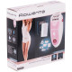 Rowenta epilator Silence Soft, network, tweezers.-24, dry, nozzles-4, with backlight, pink (EP5640D1)