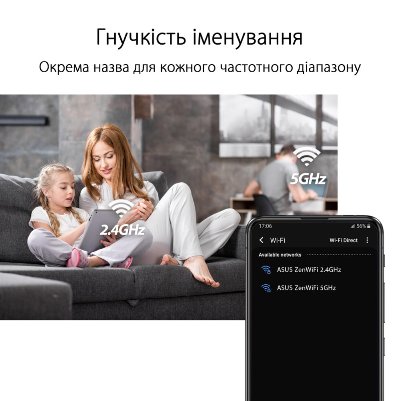 ASUS ZenWiFi XD4 3PK black AX1800 1xGE LAN 1x1GE WAN WPA3 OFDMA MESH (90IG05N0-MO3RH0)