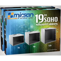 MIRSAN Шафа SOHO 19"[7U 535x400, RAL 7035] (MR.SOH07U40DE.02)