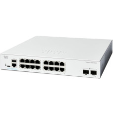 Cisco Комутатор Catalyst 1200 16xGE, PoE, 2x1G SFP (C1200-16P-2G)