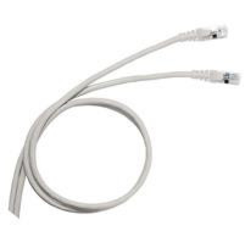 Legrand Патч-корд CAT 5e U-UTP, 1м, AWG 24, PVC, серый (051636)