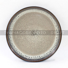 ARDESTO Dessert plate Bolzano, 20.3cm, ceramic, black-brown (AR2920BB)