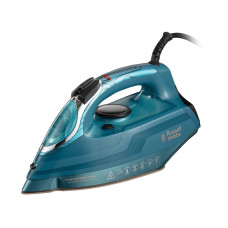 Russell Hobbs Iron Powersteam Ultra Coconut Smooth, 3100W, 350ml, steam boost -230g, ceramic soleplate, blue (26340-56)