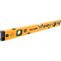 Tolsen level, 60cm, 3 capsules, aluminum, with magnets (35243)