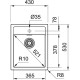 Franke Мойка кухонная Sirius тектонайт, прямоуг., без крыла, 430х530х200мм, чаша - 1, врезная, бежевый (143.0671.748)