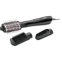 BaByliss Фен-щітка Style Smooth, 1000Вт, 2 режими, іоніз-я, хол. обдув, кераміка, чорний (AS128E)