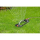 Neo Tools Rain sprinkler, pendulum sprinkler, 18 nozzles in a metal element, adjustment of the range and strength of irrigation, spray area 14x19m (15-771)