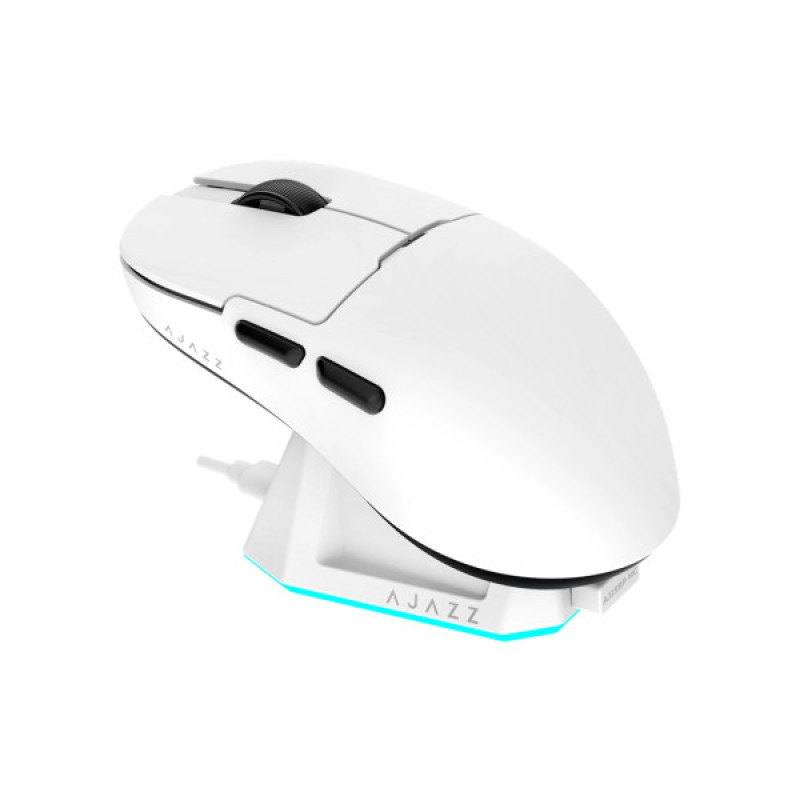 Мышка Ajazz AJ159P MC Wireless/Bluetooth/USB Charging Dock White (AJ159P-MC-W)