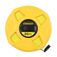Stanley Рулетка Longtape Fiberglass, удароміцний корпус з ABS-пластику, 30м х 12.7мм (0-34-297)