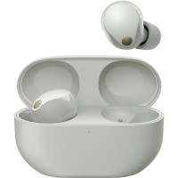 Sony Наушники TWS WF-1000XM5 BT 5.3, ANC, Hi-Res, IPX4, SBC, AAC, LDAC, LC3, Серебристый (WF1000XM5S.CE7)