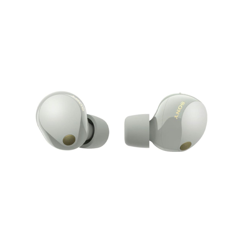 Sony Наушники TWS WF-1000XM5 BT 5.3, ANC, Hi-Res, IPX4, SBC, AAC, LDAC, LC3, Серебристый (WF1000XM5S.CE7)