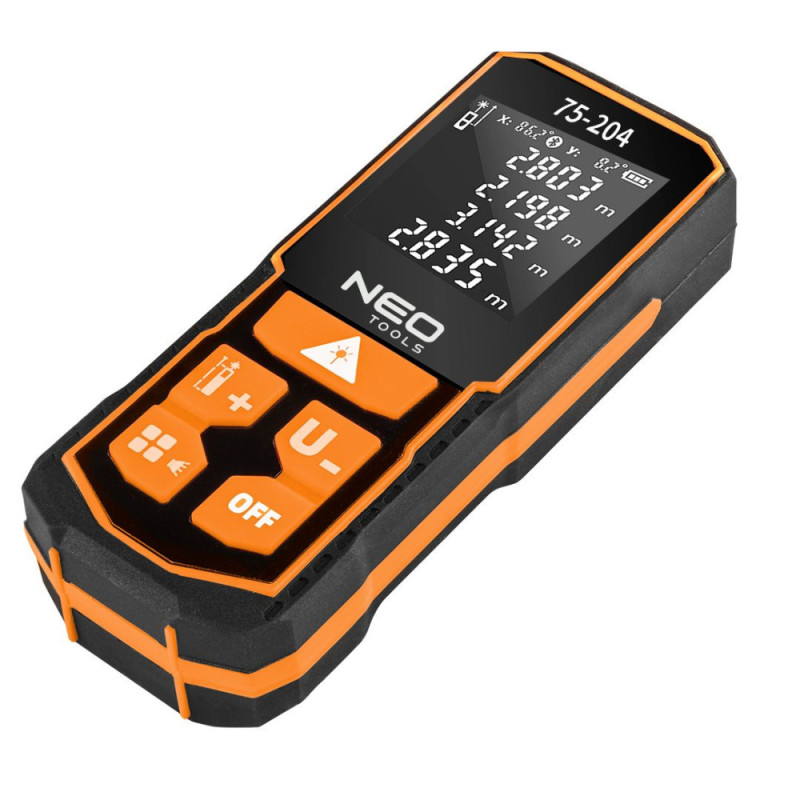 Neo Tools Далекомір лазерний, 0.05–60м, ±2мм, 0.96кг (75-204)