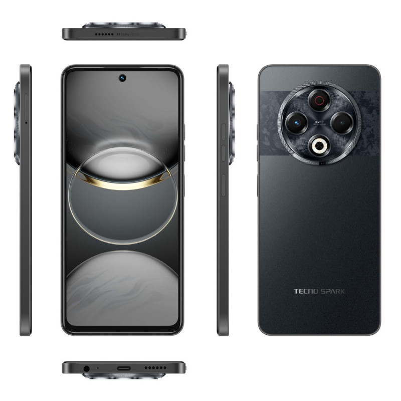 TECNO Смартфон Spark 30 (KL6) 6.78" 8/128ГБ, 2SIM, 5000мА•ч, Stellar Shadow (4894947047862)